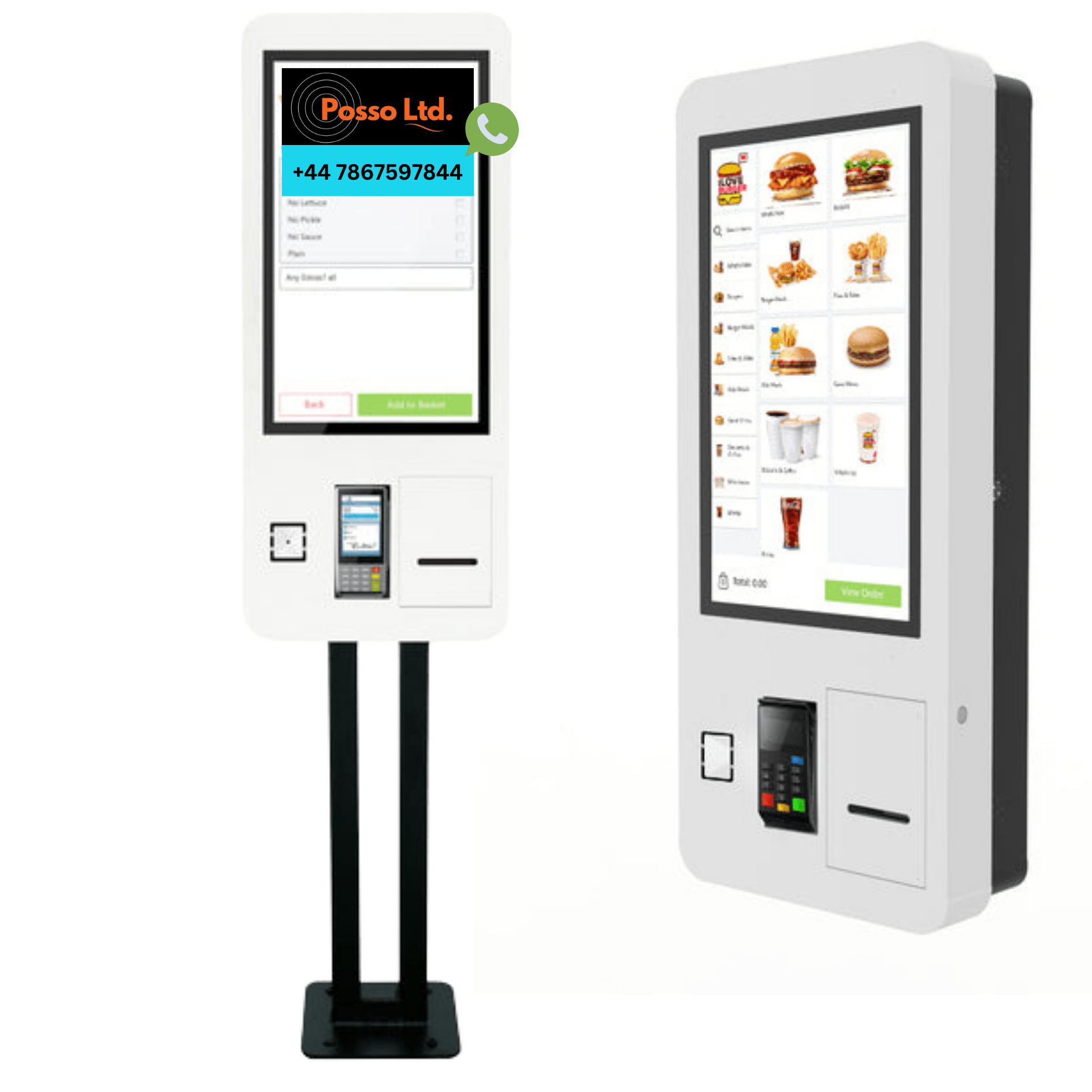 Self order kiosk systems | Restauramt pos hardware and restaurant software POS UK wide service